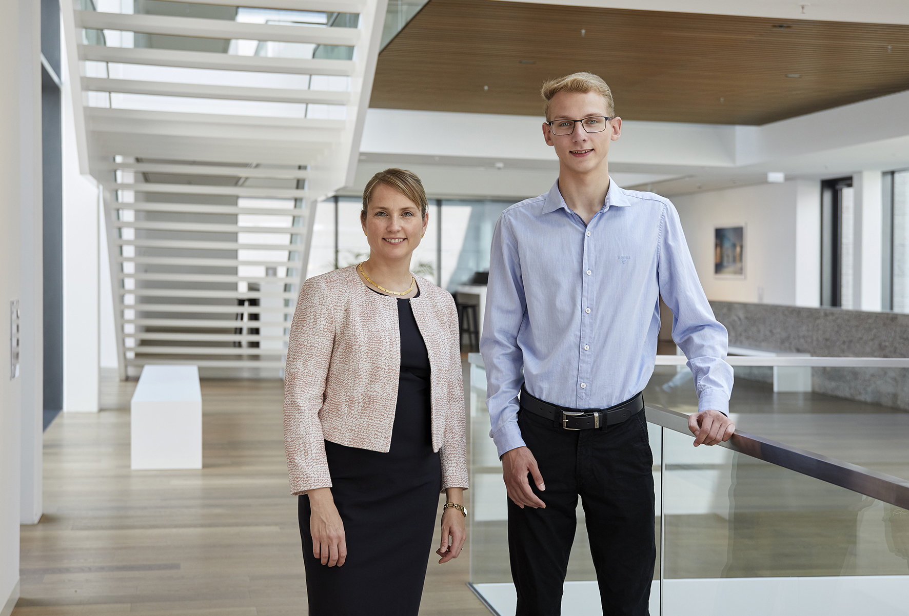 Jonathan Kohlschreiber mit Dr. Anna-Katharina Wittenstein